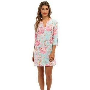 Lilly Pulitzer Jellies Be Jammin Beach Coverup Size Small Jellyfish‎ EUC